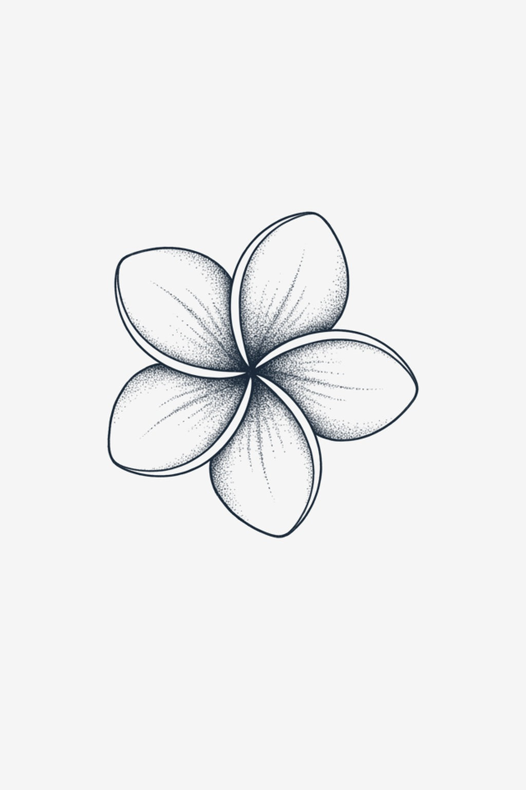 Frangipani - tatuaj temporar Inklabs