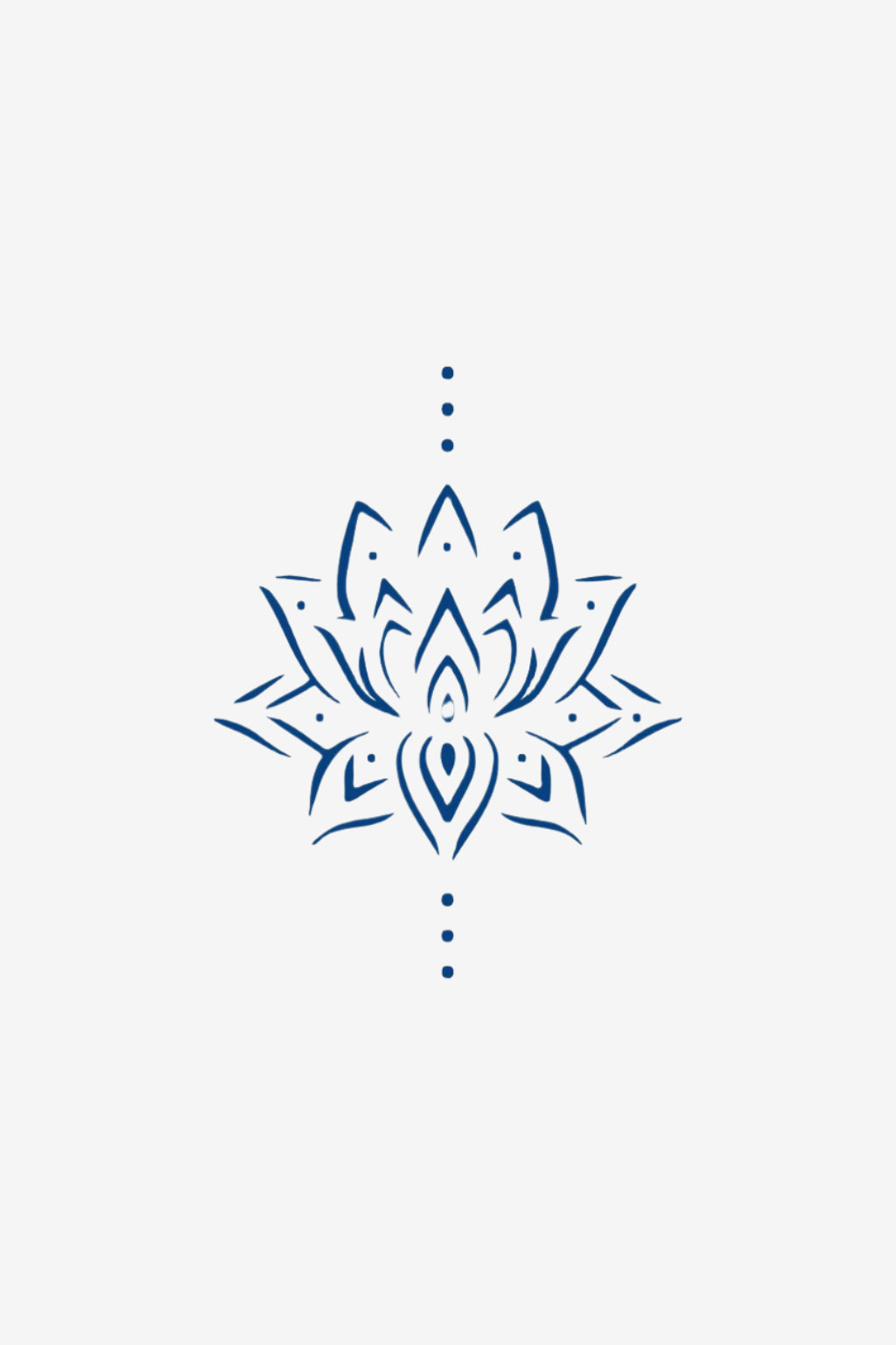 Lotus – Tatuaje Temporare Orientale cu Simbol de Liniște

