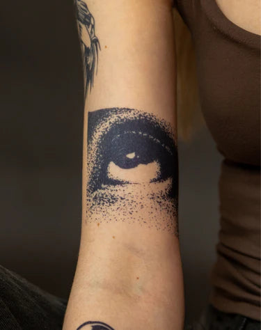 Tatuajes temporales en la espalda, pieza amplia semipermanente