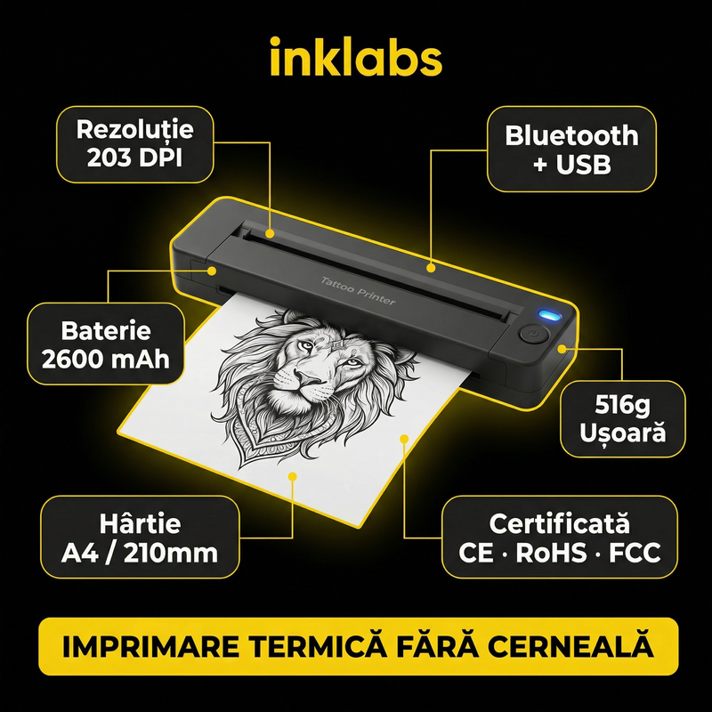 Imprimanta Termica Tatuaje